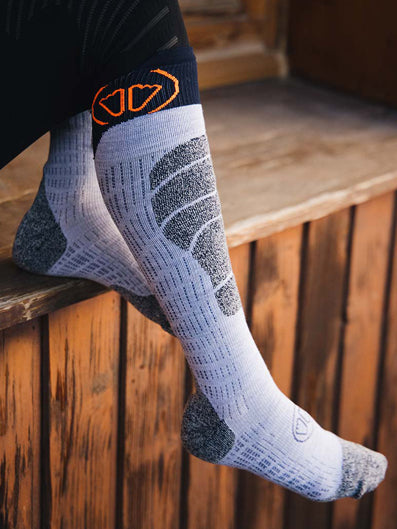 Insulated ski socks
