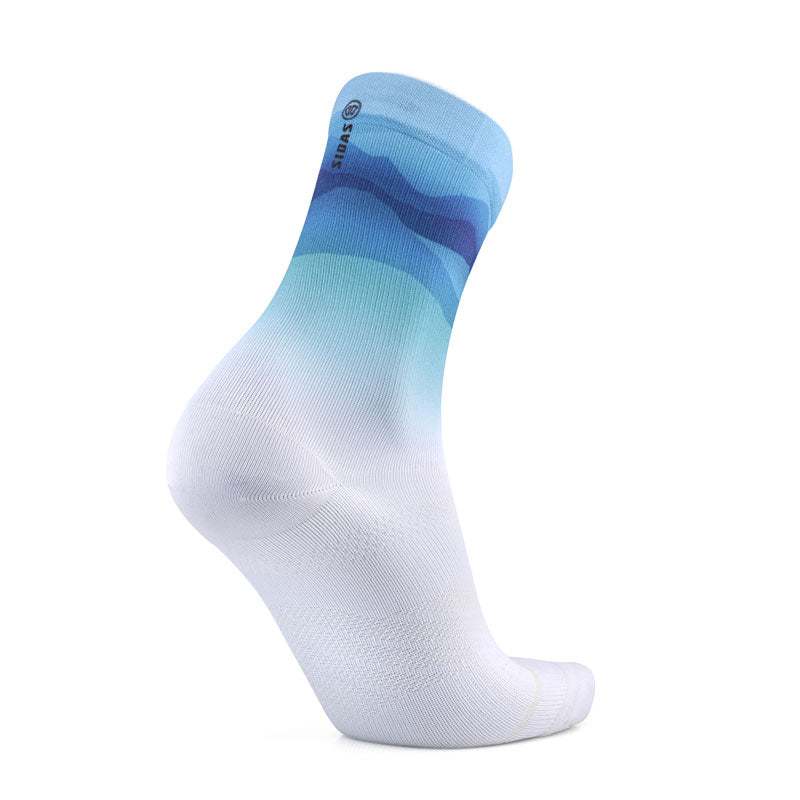 Chaussettes running - Run Colors Mount bleu