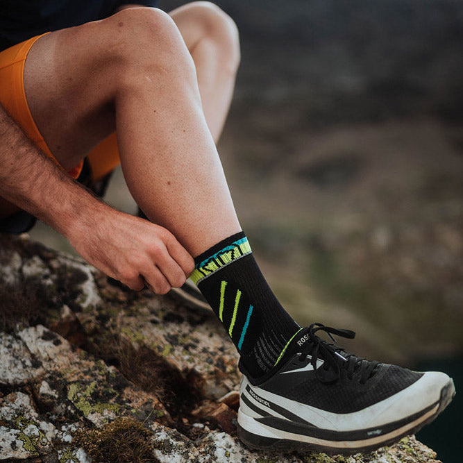 Trail running socks - Trail Ultra black/yellow