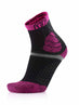 Chaussettes de Trail running - Trail Protect rose/noir