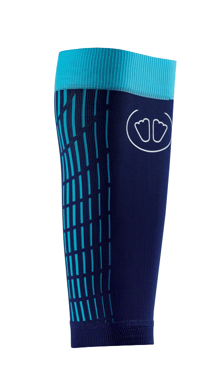 Compression sleeves - Ultralight Run Calf blue/turquoise